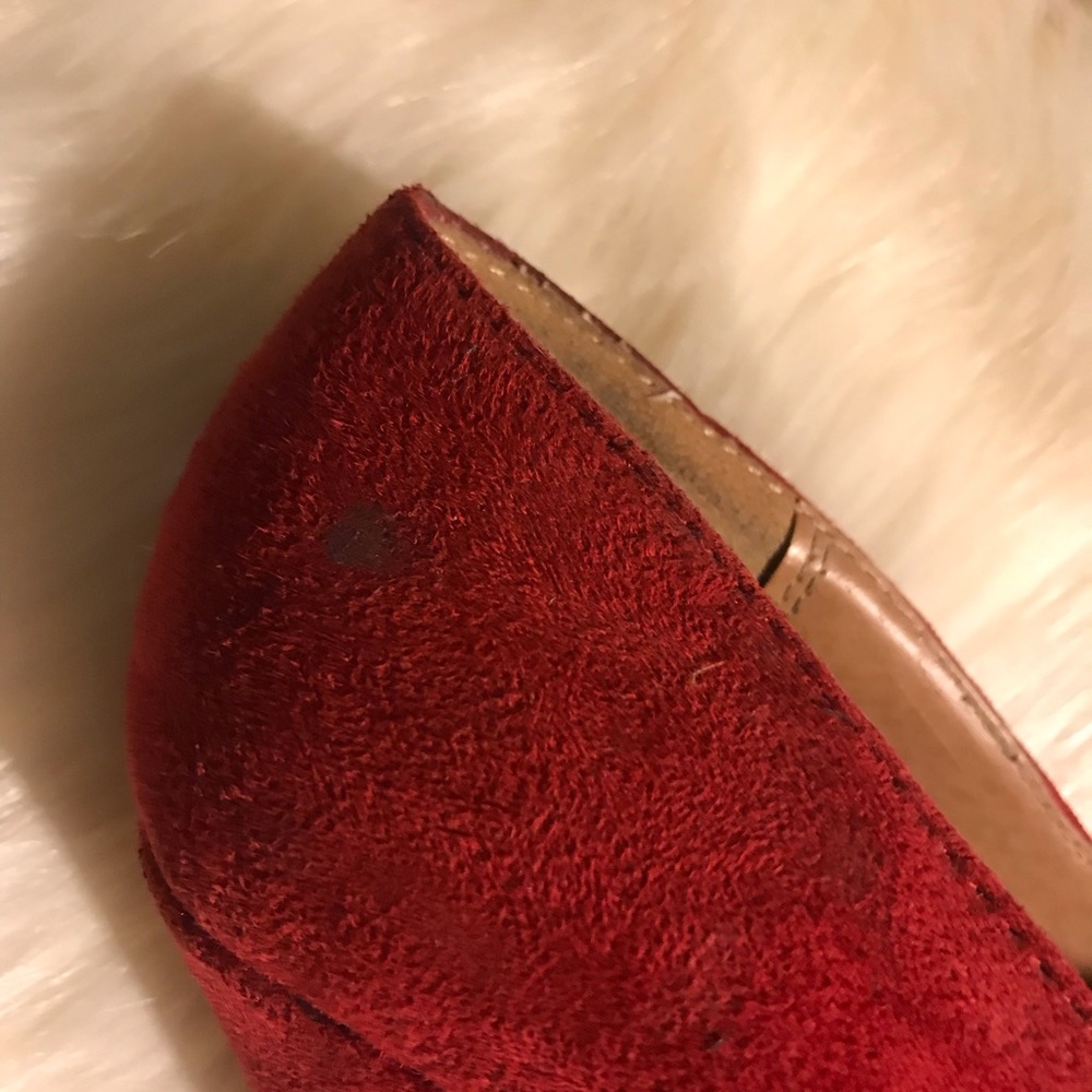 Red wedges size 7